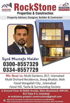 Property Sale & Purchase at B17, Faisal Hill, Multi Orchard Residencia (ROS) , Faisal Town