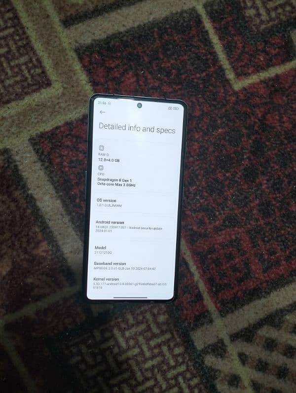 Redmi Poco F4 Gt  12/256    Whatsapp and call  03115287839 1