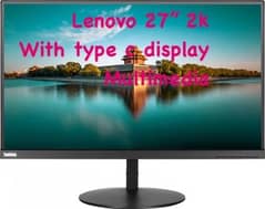 Lenovo 27” 2k. .