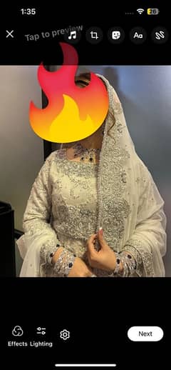 nikkah dress brand new