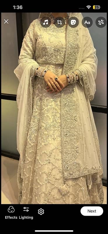 nikkah dress brand new 1