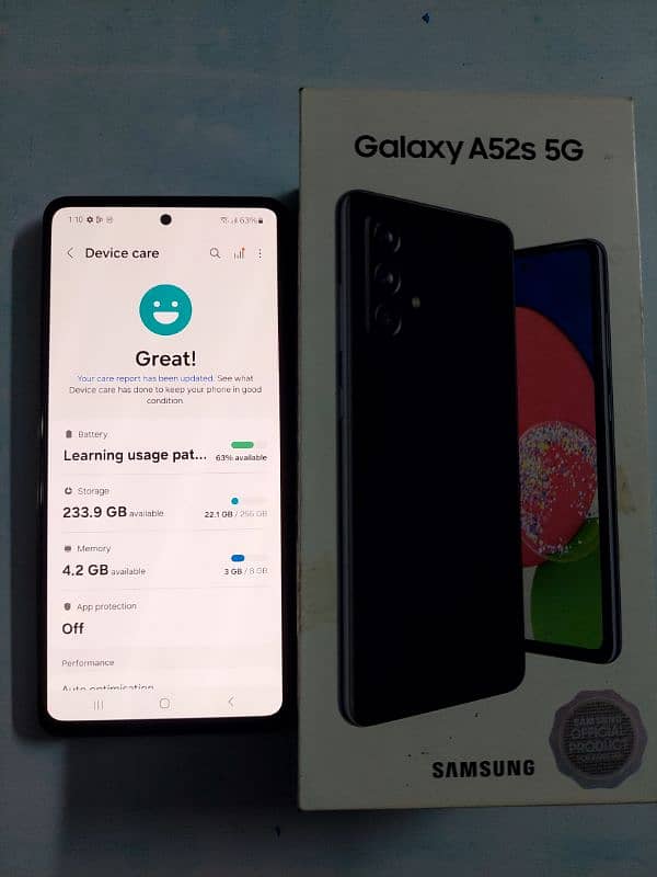 samsung a52s - 5G - 8/256gb variant 3