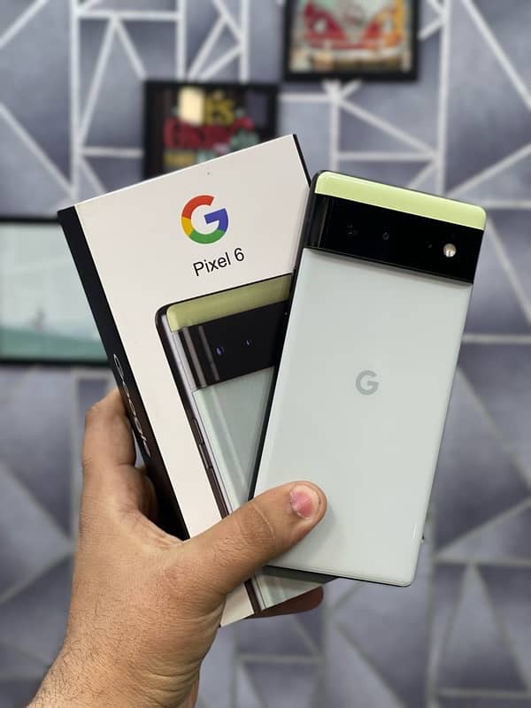 Google Pixel 6 8gb 128gb official pta approved with box 4