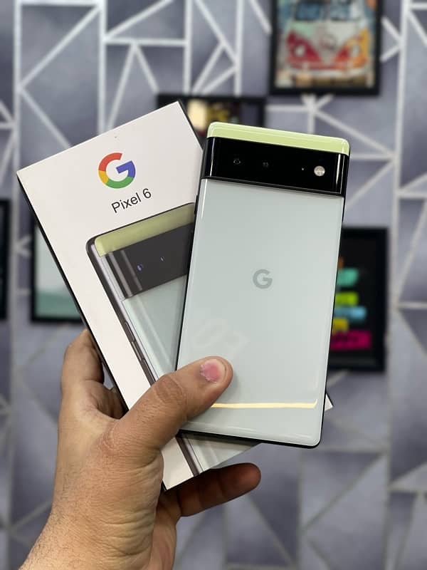 Google Pixel 6 8gb 128gb official pta approved with box 5