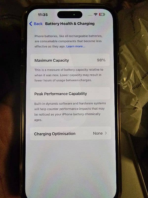 15 PRO MAX 512GB 98% BATTERY HEALTH PTA  APPROVED 7