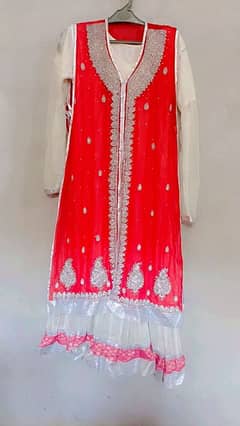 red maxi frock