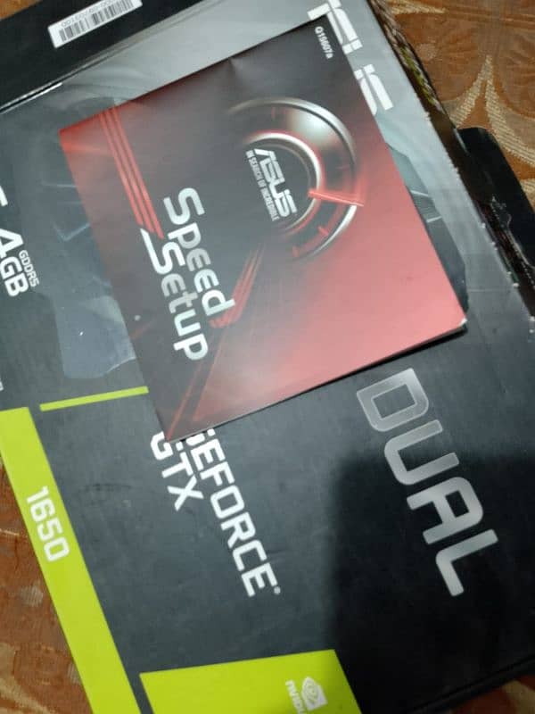 GTX 1650 With Box In New Condition Imported Card For Urgent Sell 1