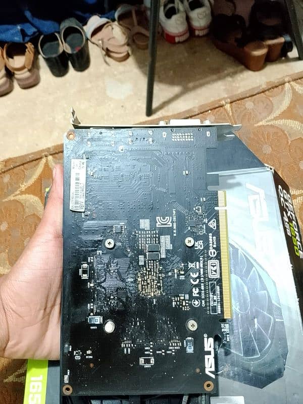 GTX 1650 With Box In New Condition Imported Card For Urgent Sell 11