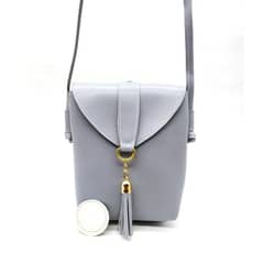 Women's PU Leather Plain Shoulder Bag