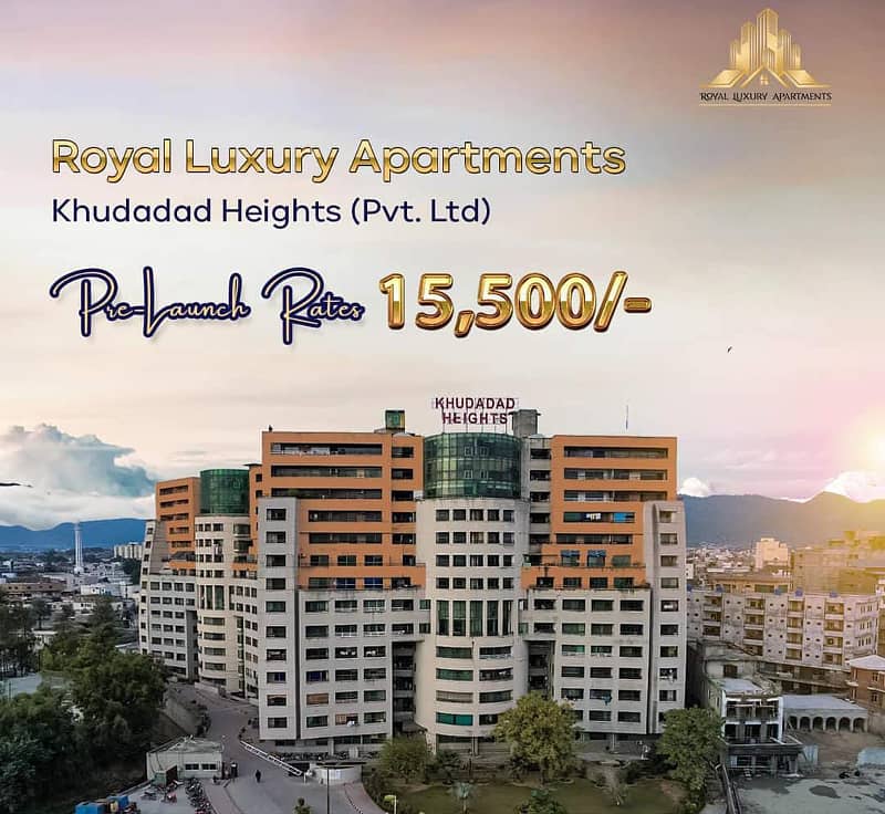 E-11 Flats Available On Instalment Royal Luxury Apartments Khuda dad Heights 0