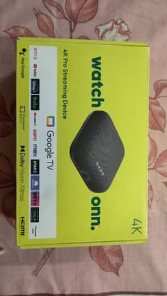 watch onn 4kpro streaming Device Google tv