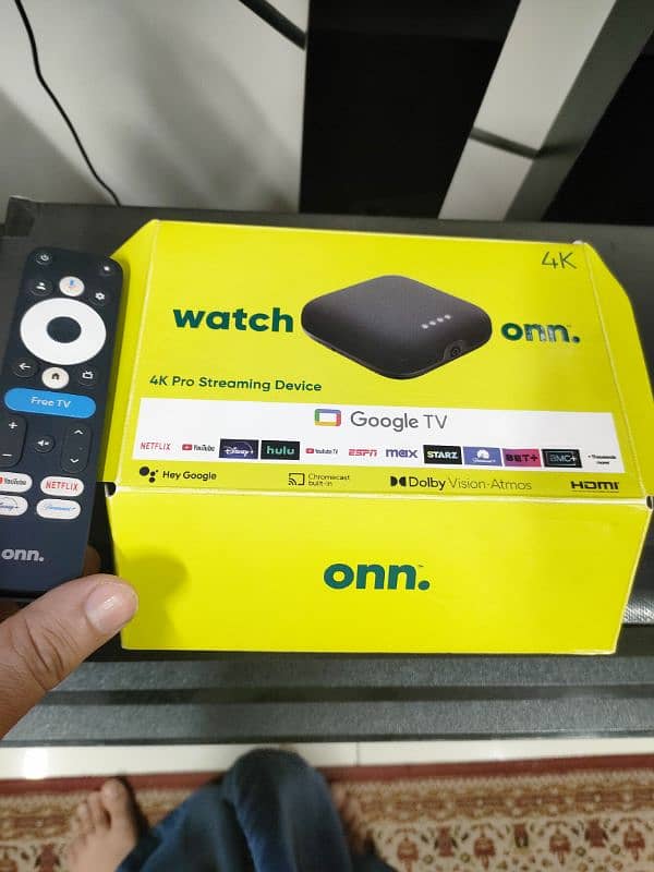 watch onn 4kpro streaming Device Google tv 3