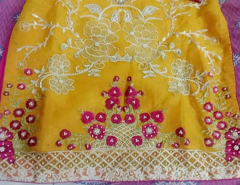 mehndi lehanga shirt dupatta 2