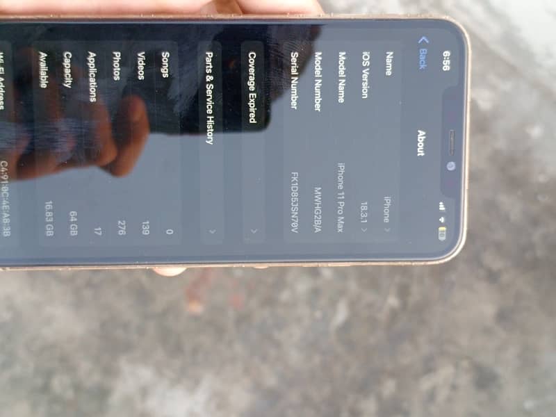 iPhone 11 Pro Max non pta glitch sim working 10/8 condition 0