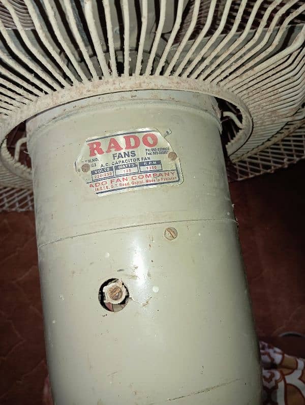 Rado Stand Pedestal fan full size 26 inch Copper 2