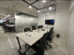 Chance Deal : 1500 Sqft Modern Furnished Office In Top Class Building Of I. I Chundrigar Road At Low Rent.