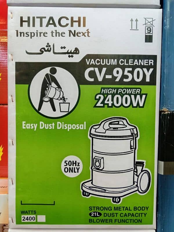 Hitachi and Geepas Vacuum Cleaner 2in1 Function Industrial Load 5