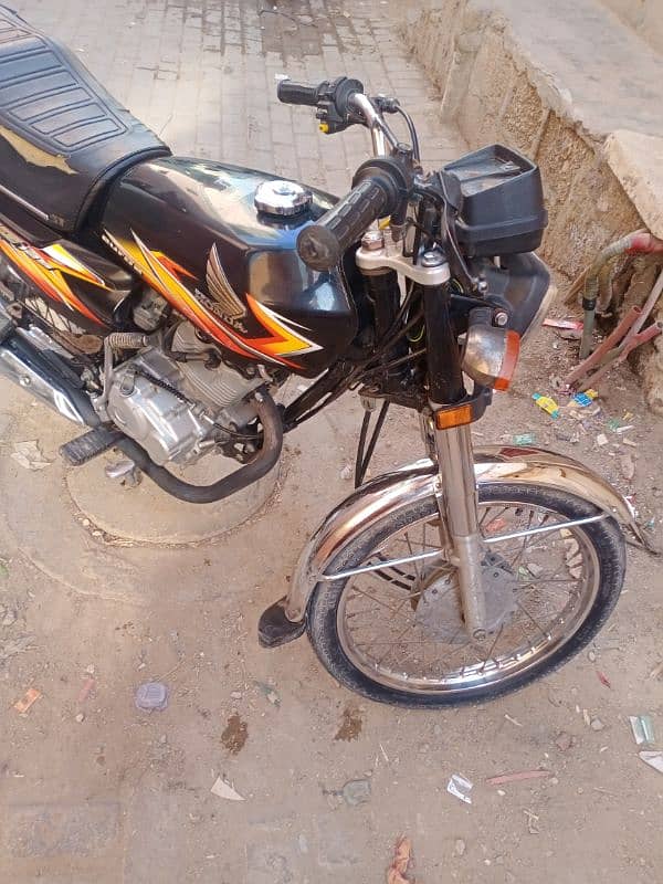 Honda 125 2021 model Karachi no 7