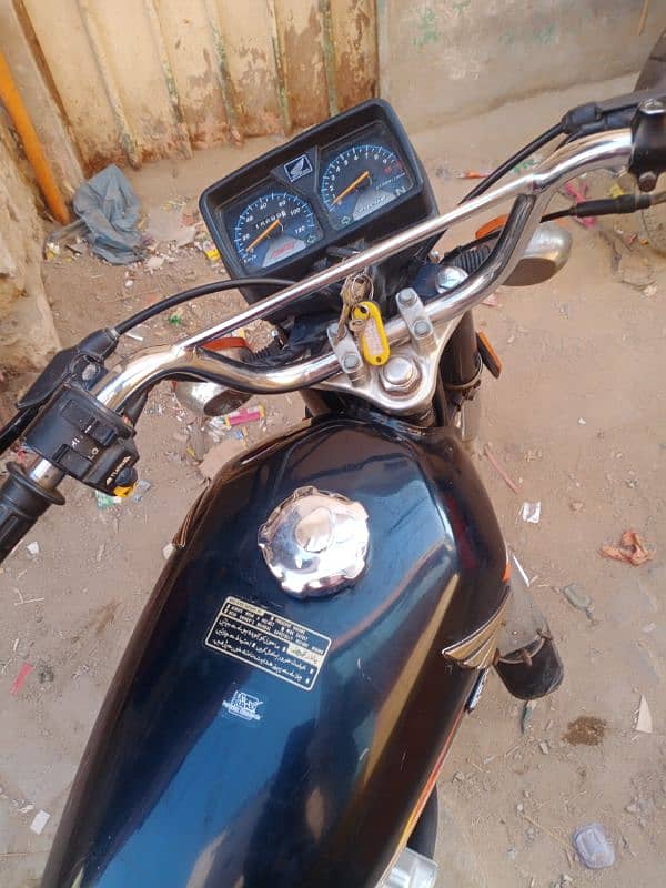 Honda 125 2021 model Karachi no 9