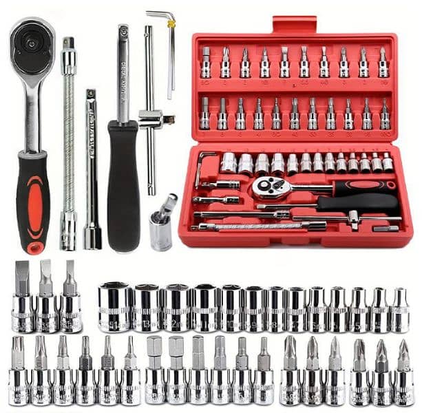 46pc Stainless Steel Bike Kit Free cod all Pakistan cash on delivery 0