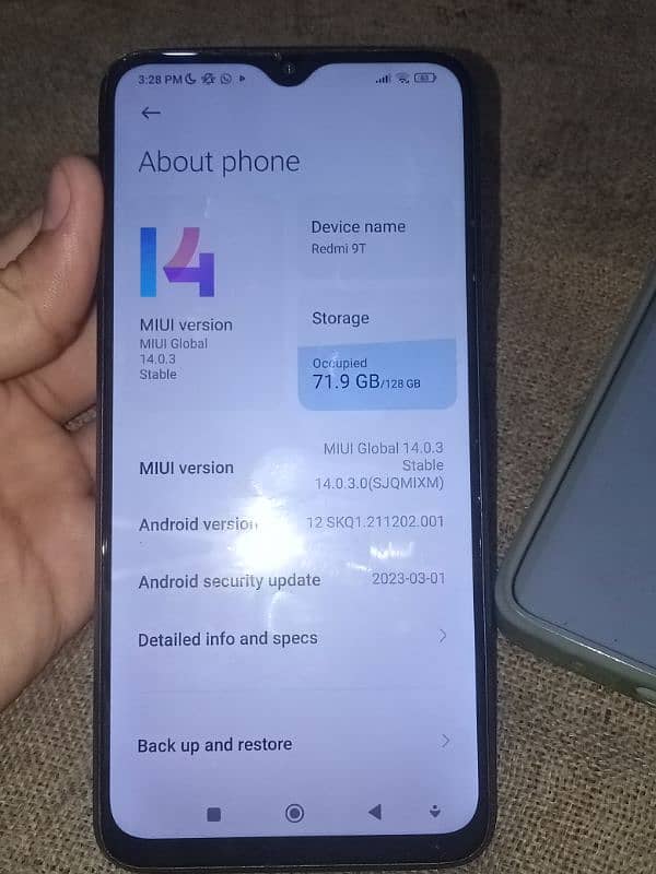 Redmi 9t 10/10 6/128 gb Urgent sale 1