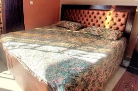 King-Size Bed (without mattress) & Dressing + 2Side Tables for Sale"