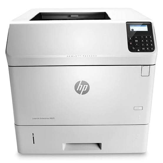 HP laserjet printer enterprise m605wifi 100% reconditioned 1