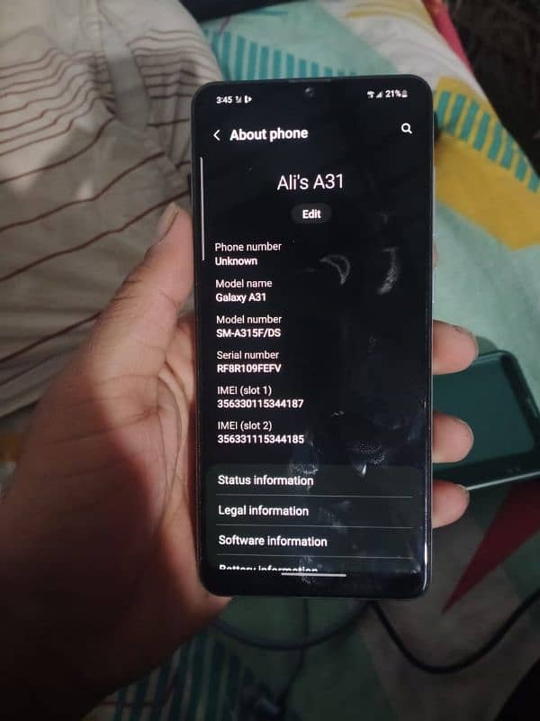 Samsung a31 4 128 6