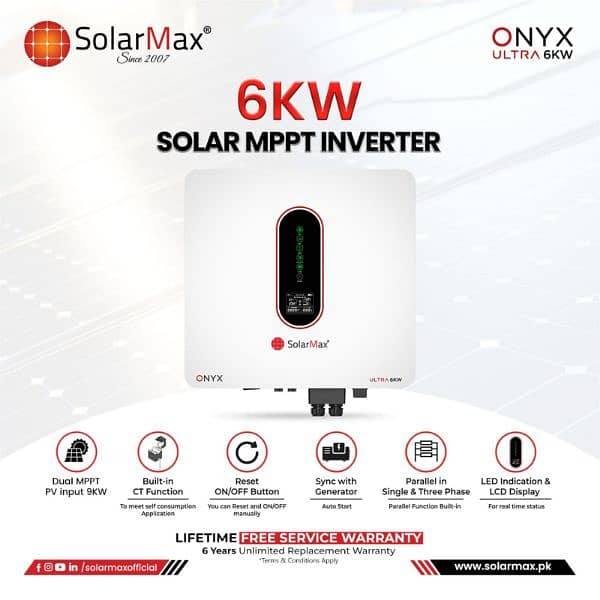 solarmax Onyx 6kw/pv9000 (hybrid Inverter) 0