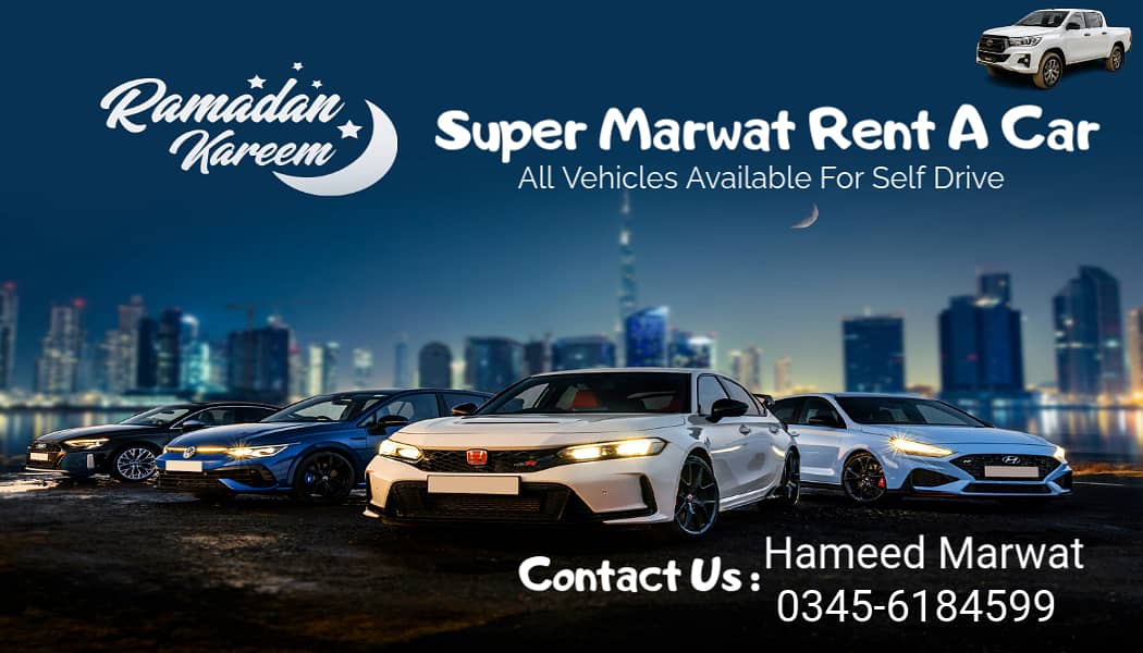 Cars for Rent in Pakistan | Prado, Sportage, Civic, Tucson, BMW, Audi 0