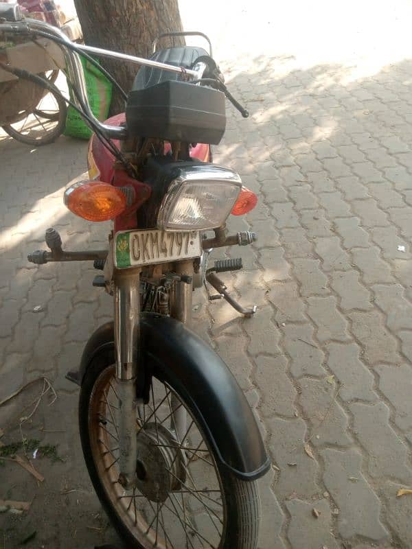 Yamaha dhom bike hai 70 bilkul OK condition 2