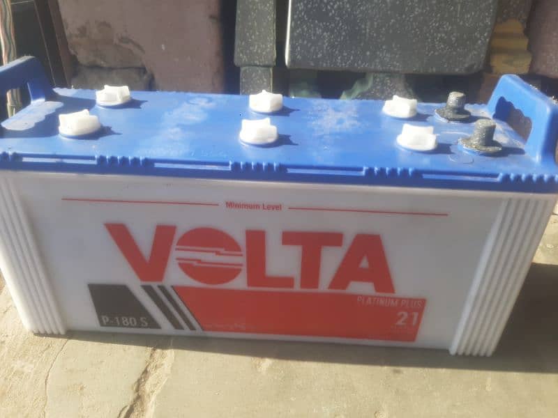 volta p180s 21 plates 130amp used battery ha shapur city 0