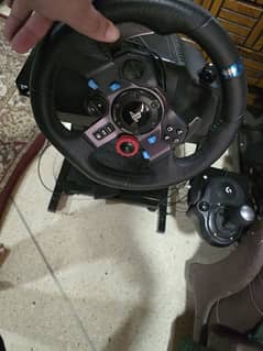 Logitech G29 with Shifter and Sky Games stand used LAHORE ONLY.