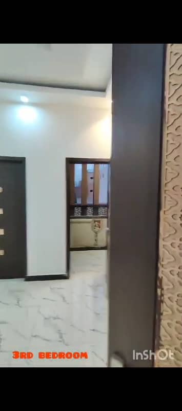 North Nazimabad Block J Portion For Sale 2nd Floor 3 Bed DD 3 Attached Washrooms Brand New 1