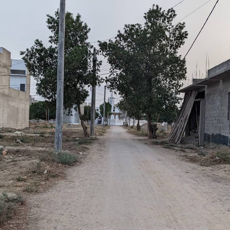 120 Sq Yard West Open Transfer Plot in SAADI GARDEN BLOCK 2 on Hot Location 11