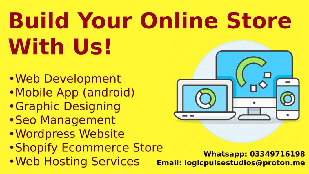 Web Development/Android App Development/SEO Services/Wordpress/Shopify 1