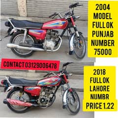 2018 and 2004 model bikes for sale. . . only serious buyers contact