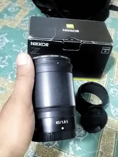 Nikon Z mount 85mm 1.8 for sale 10/10- ZERO- THREE -TWO-ONE -4314826