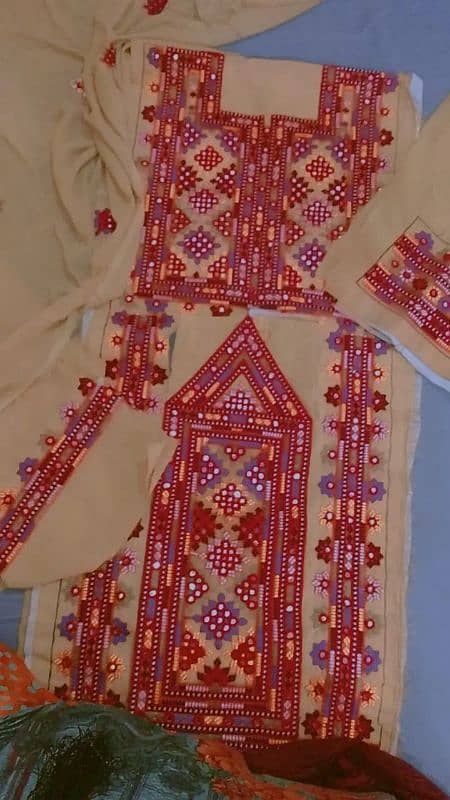 Balochi Dress embriodery full miror work 4