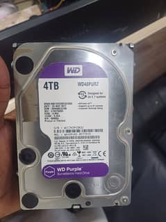 WD Purple 4TB Surveillance Hard Disk Heat 100 %