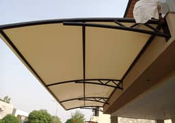 Tensile Shades in Pakistan - Wall mounted shed - Car Park - Marquee