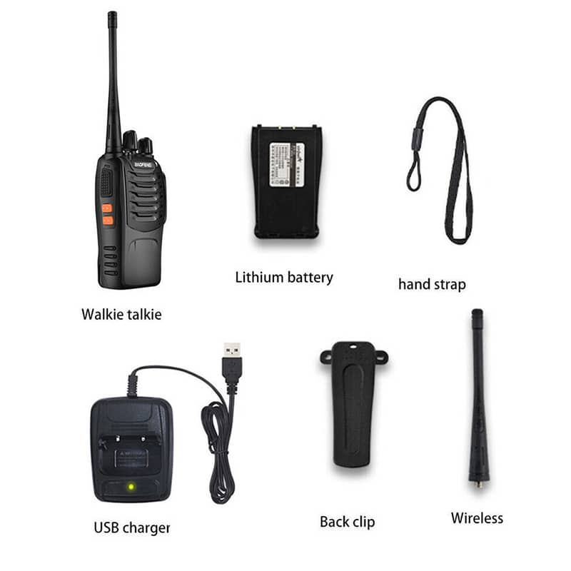 Walkie Talkie Baofeng BF-888s Original Wireless Set Two way intercoms 5