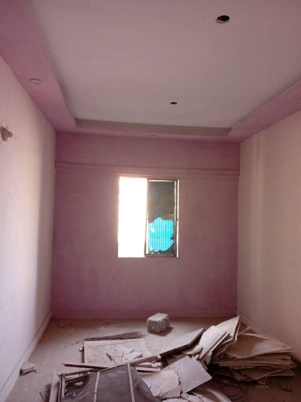 Urgent Sale Lease Flat 2 Beds DD With Roof in Simon View Block 19 Gulistan e Jauhar Only 39 Lac 6