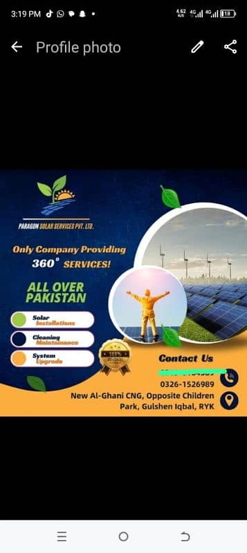 solar panal washing and maintenance team 5