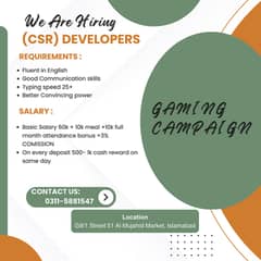 (CSR) DEVELOPERS