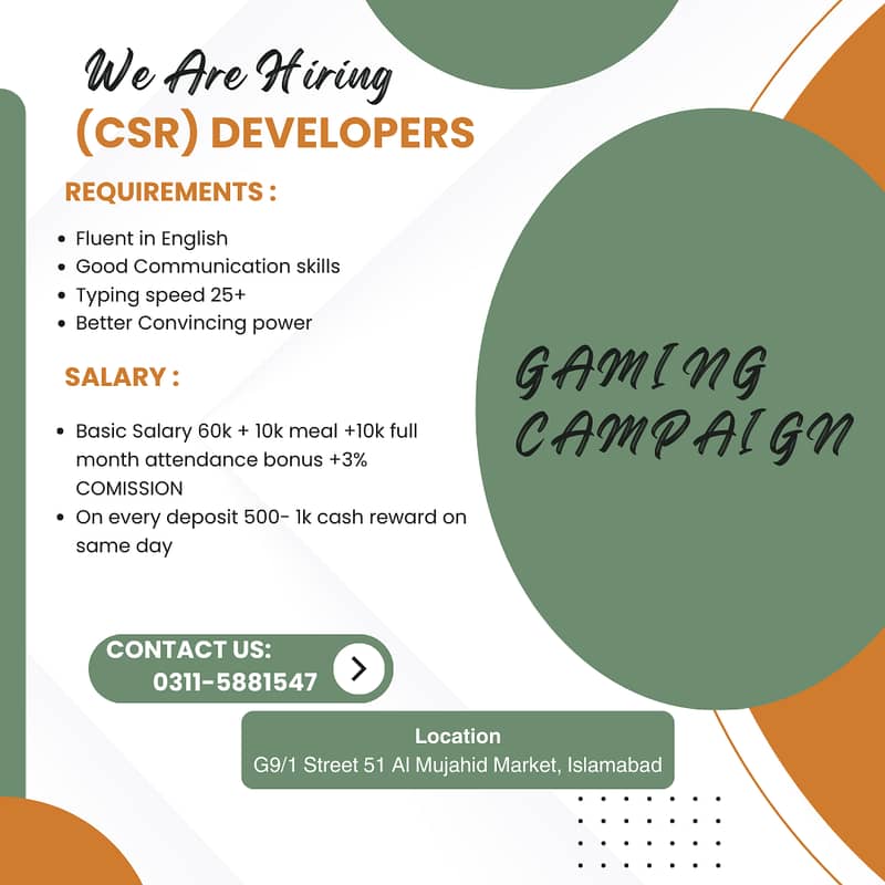 (CSR) DEVELOPERS 0