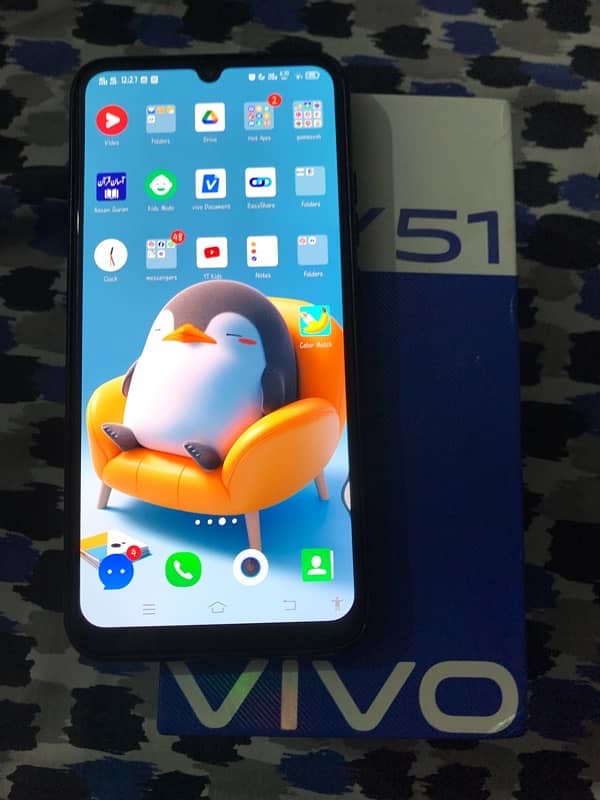 vivo y51 100 per okay complete box . . . with Awsome battery timing 1