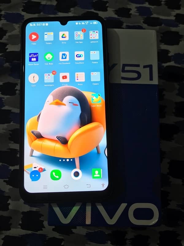 vivo y51 100 per okay complete box . . . with Awsome battery timing 7