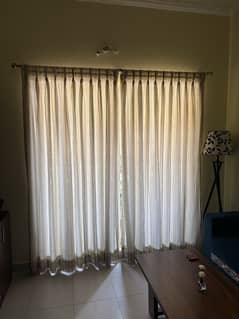 Curtains Net with Back cloths