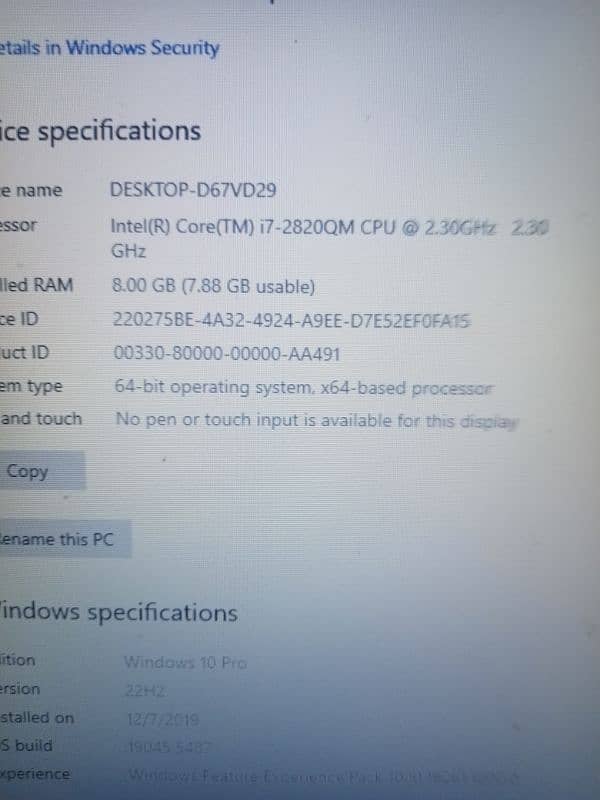 Dell precision i7 2